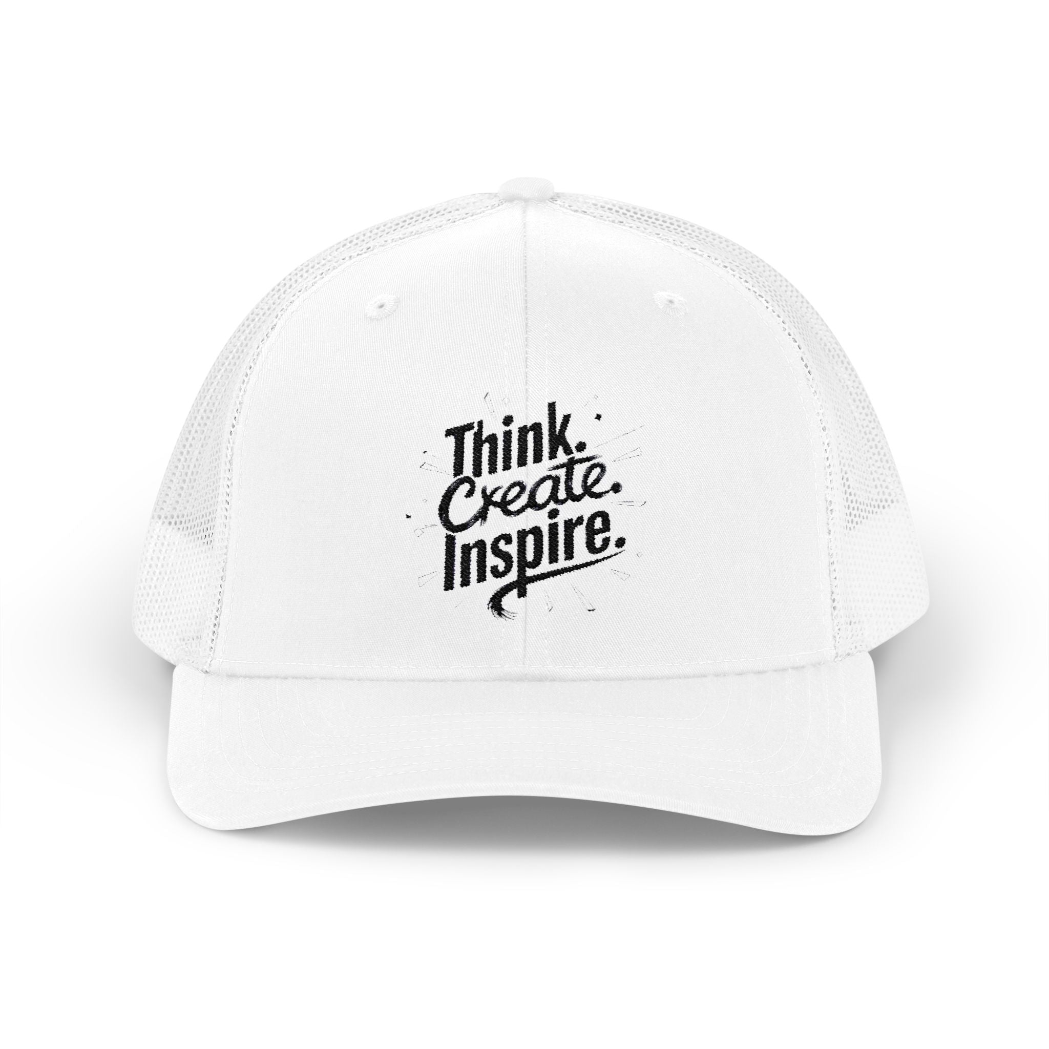 Inspirational Snapback Trucker Cap - Think Create Inspire