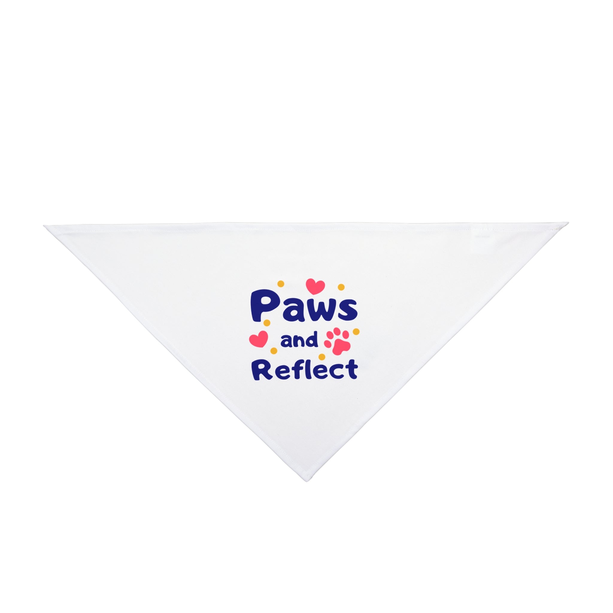 Paws and Reflect Pet Bandana - Cute Dog Accessory for Reflection and Style