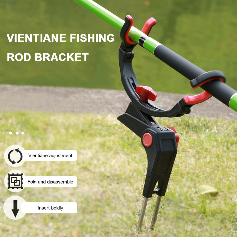 360° Adjustable Fishing Rod Holder & Pole Stand - hover