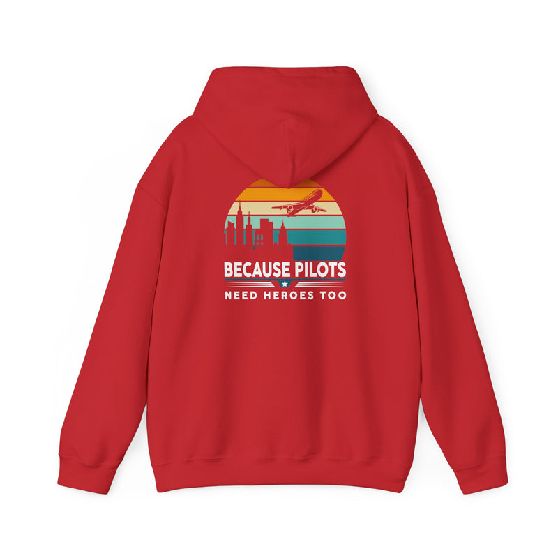 Unisex Heavy Blend™ Hooded Sweatshirt "Maintenance & Pilots Design | Perfect Gift for Aviation Enthusiasts