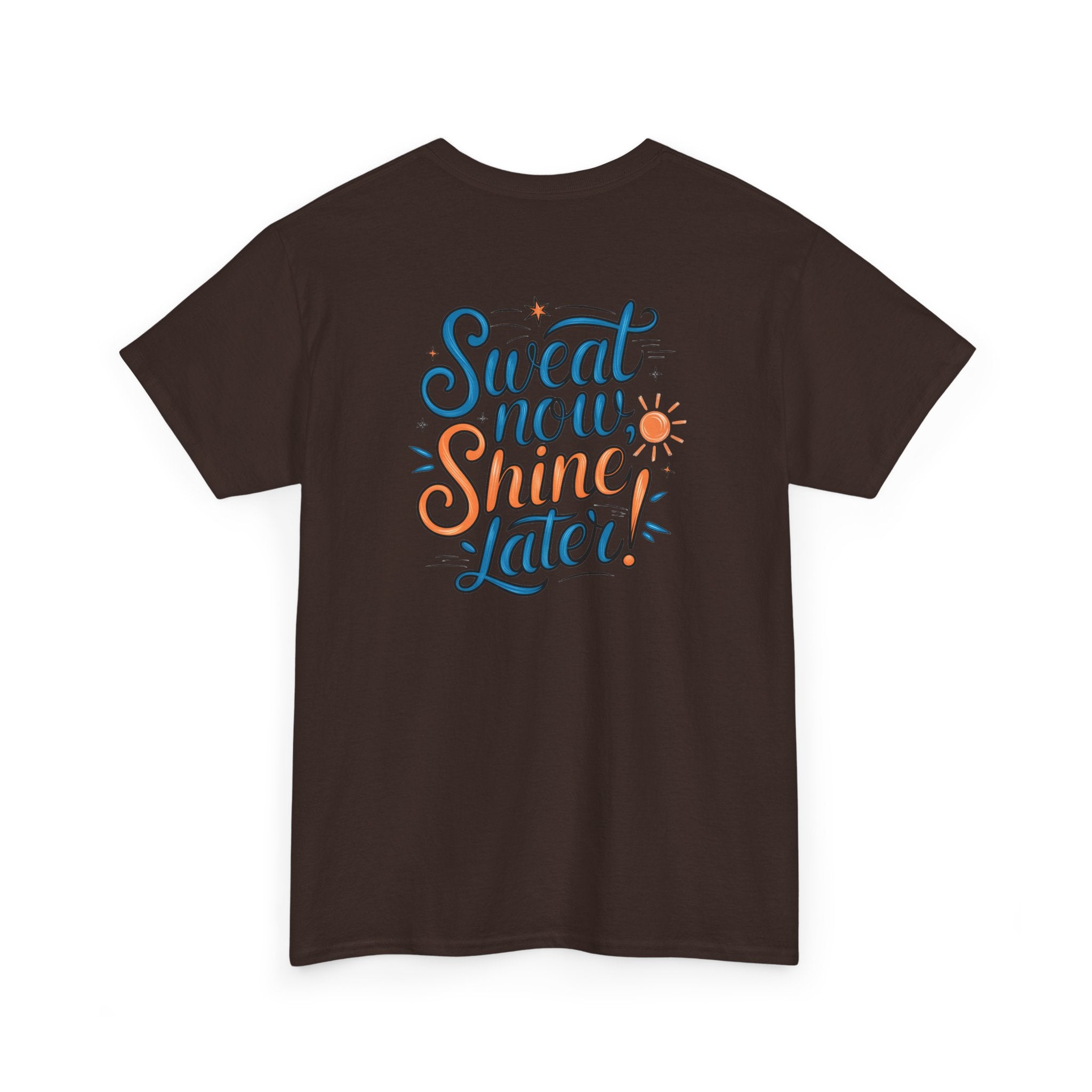 Unisex Heavy Cotton Tee - Sweat now shine later