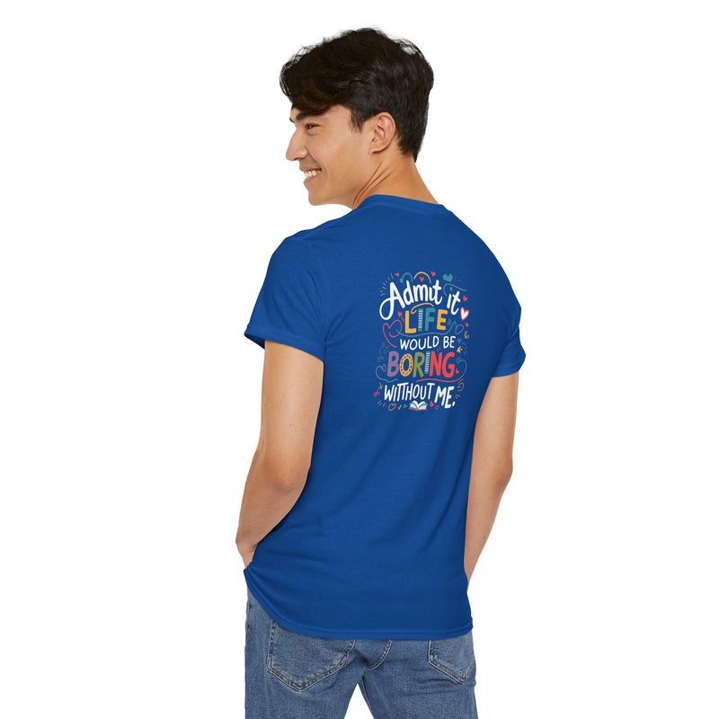 Unisex Heavy Cotton Tee: "Own Stunts" - T-Shirt