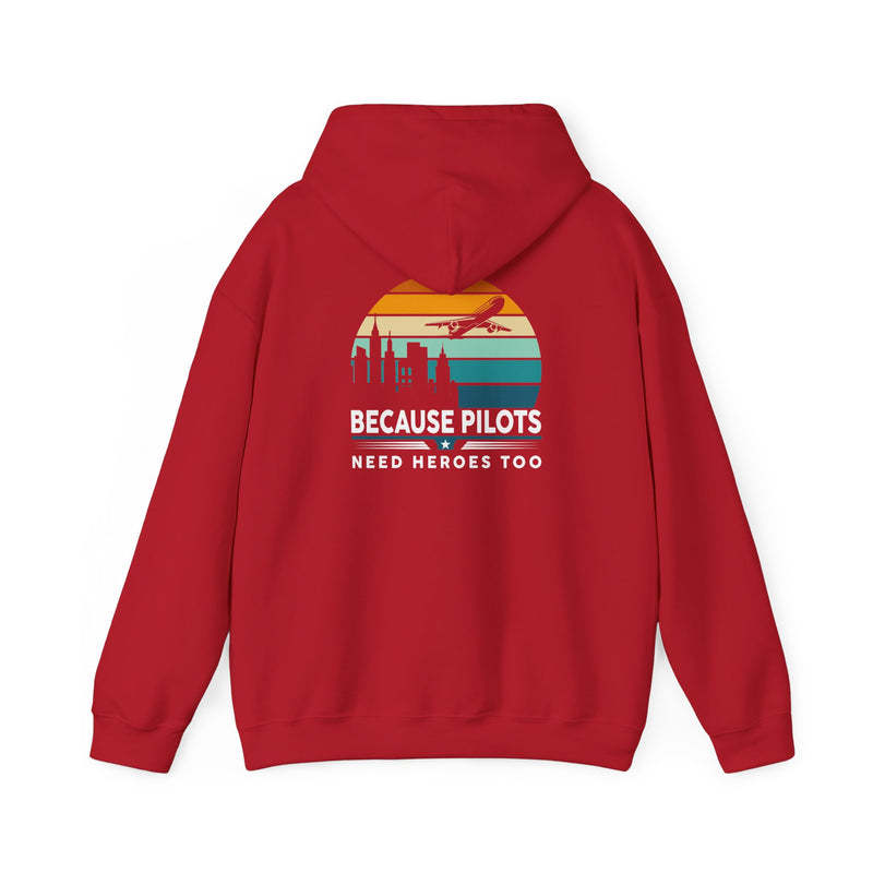 Unisex Heavy Blend™ Hooded Sweatshirt "Maintenance & Pilots Design | Perfect Gift for Aviation Enthusiasts