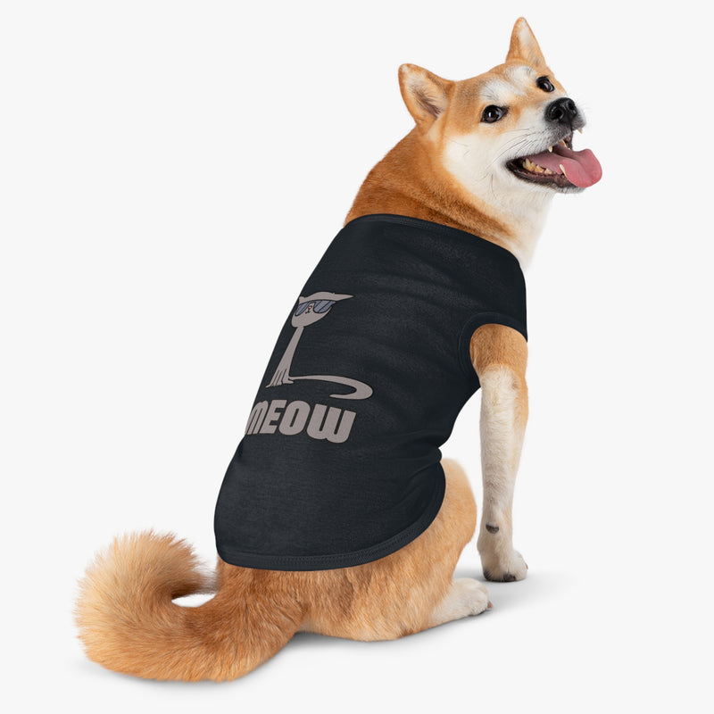 Cool Cat Pet Tank Top - Fun Meow Design for Stylish Pets