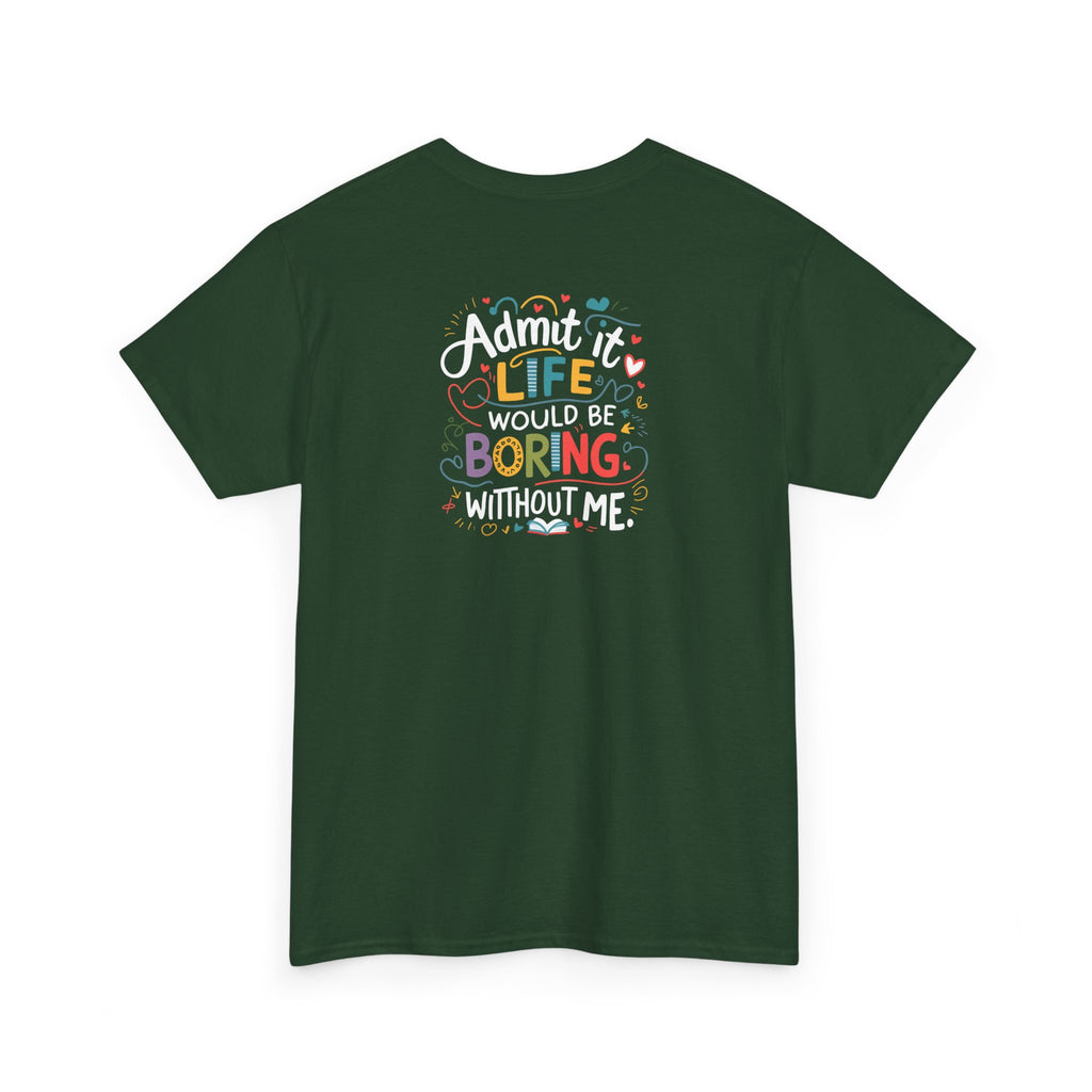 Unisex Heavy Cotton Tee: "Own Stunts" - T-Shirt