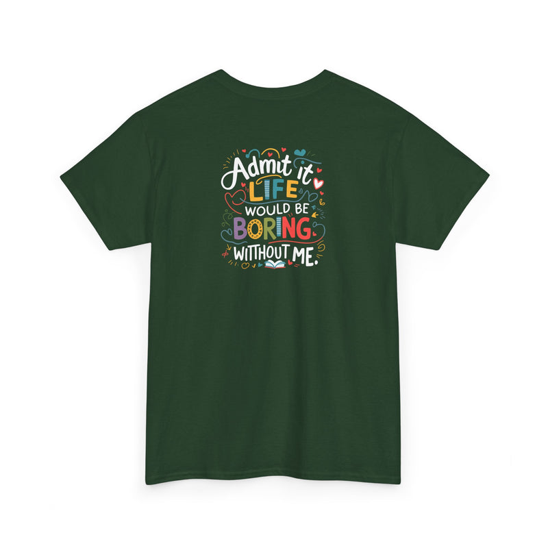 Unisex Heavy Cotton Tee: "Own Stunts" - T-Shirt