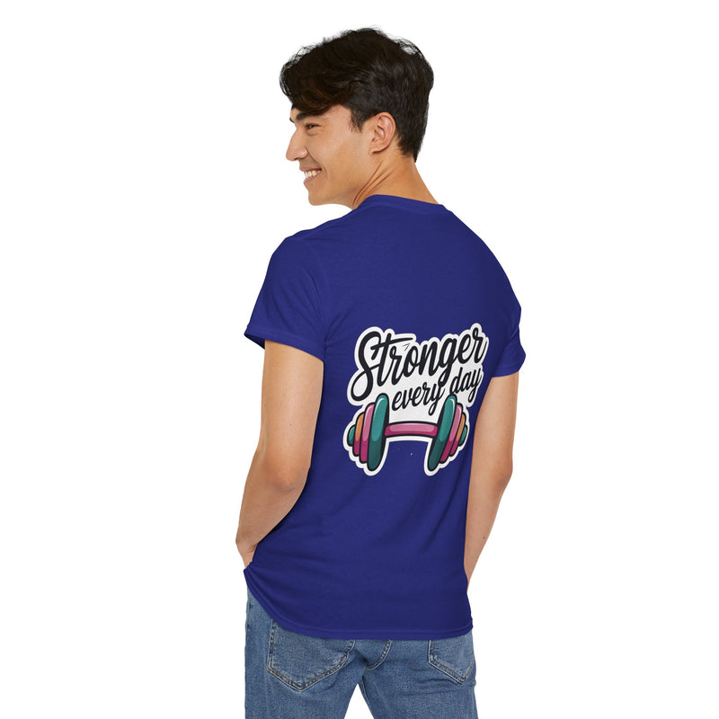 Unisex Heavy Cotton Tee: "Stronger Everyday" - T-Shirt