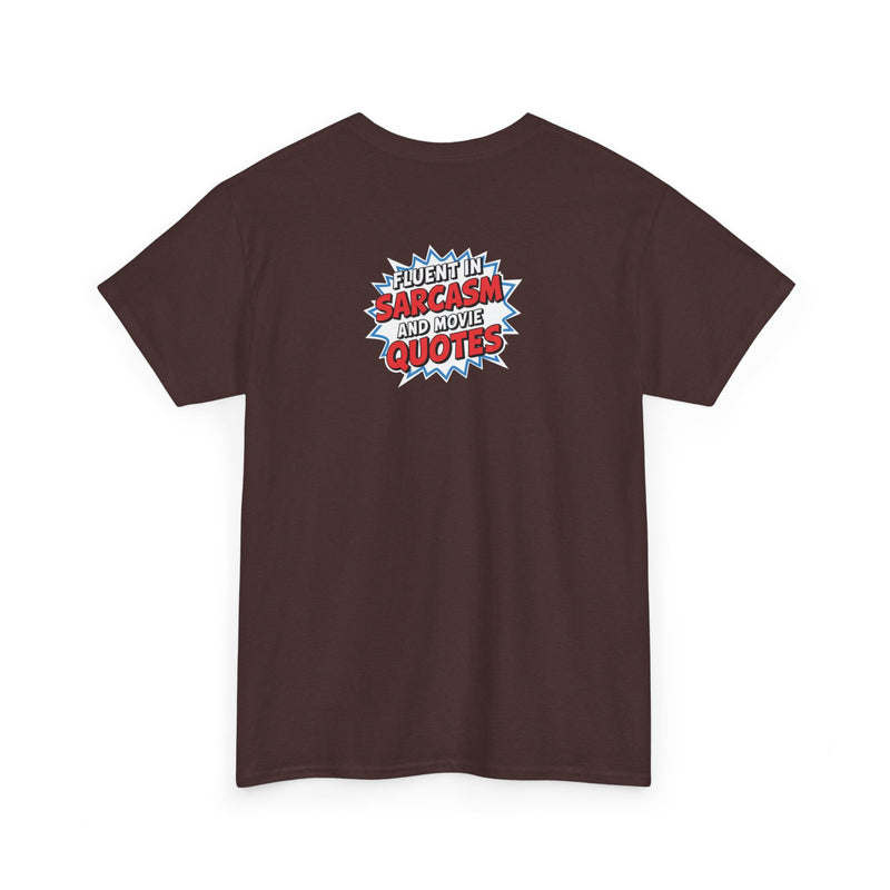 Unisex Heavy Cotton Tee: "Sarcasm" - T-Shirt