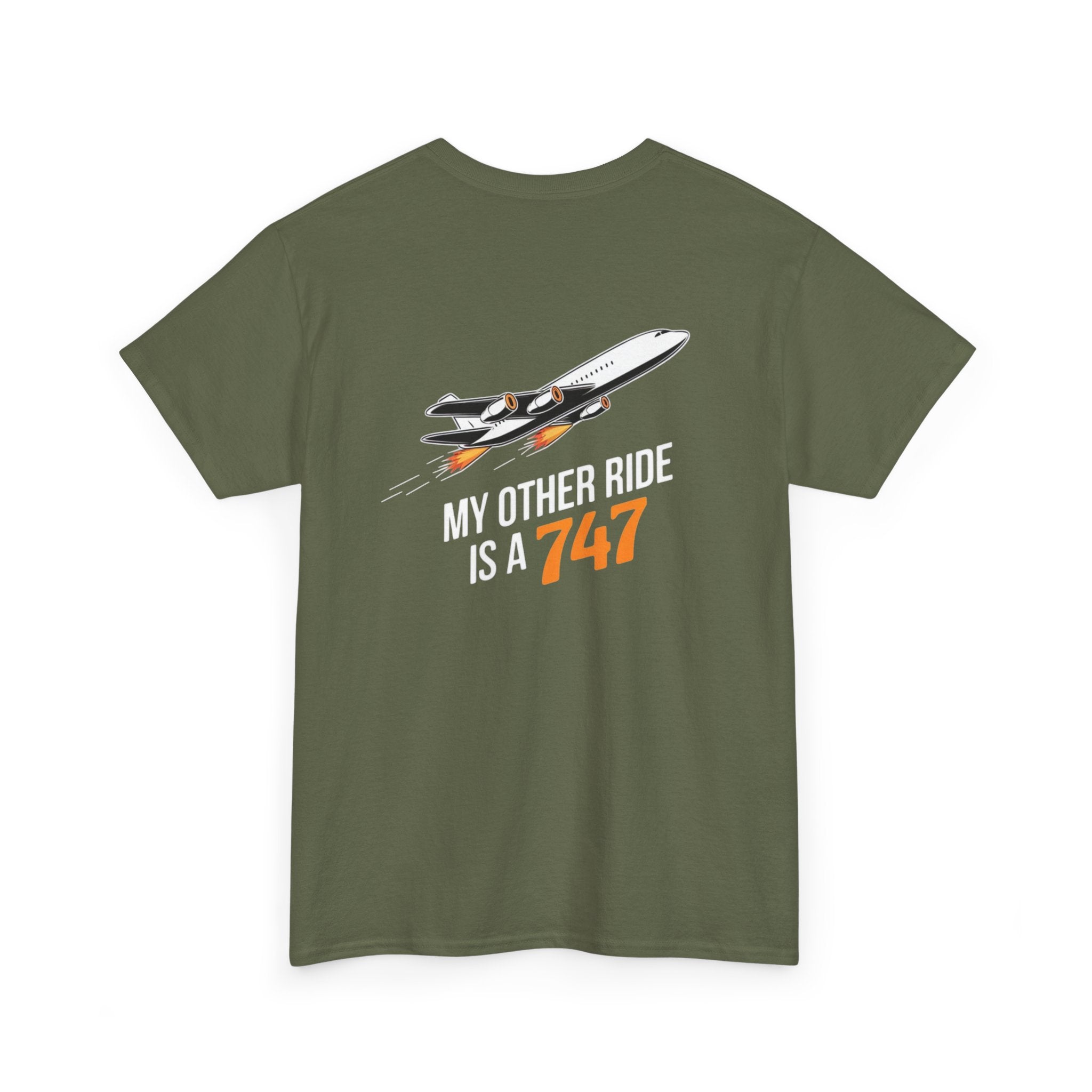 Unisex Heavy Cotton Tee: "My Other Ride" - T-Shirt