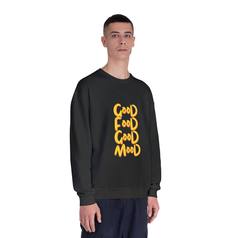 Good Food Good Mood Sweatshirt - Unisex NuBlend® Crewneck for Comfort and Style