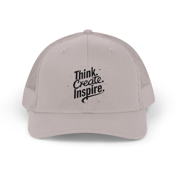 Inspirational Snapback Trucker Cap - Think Create Inspire