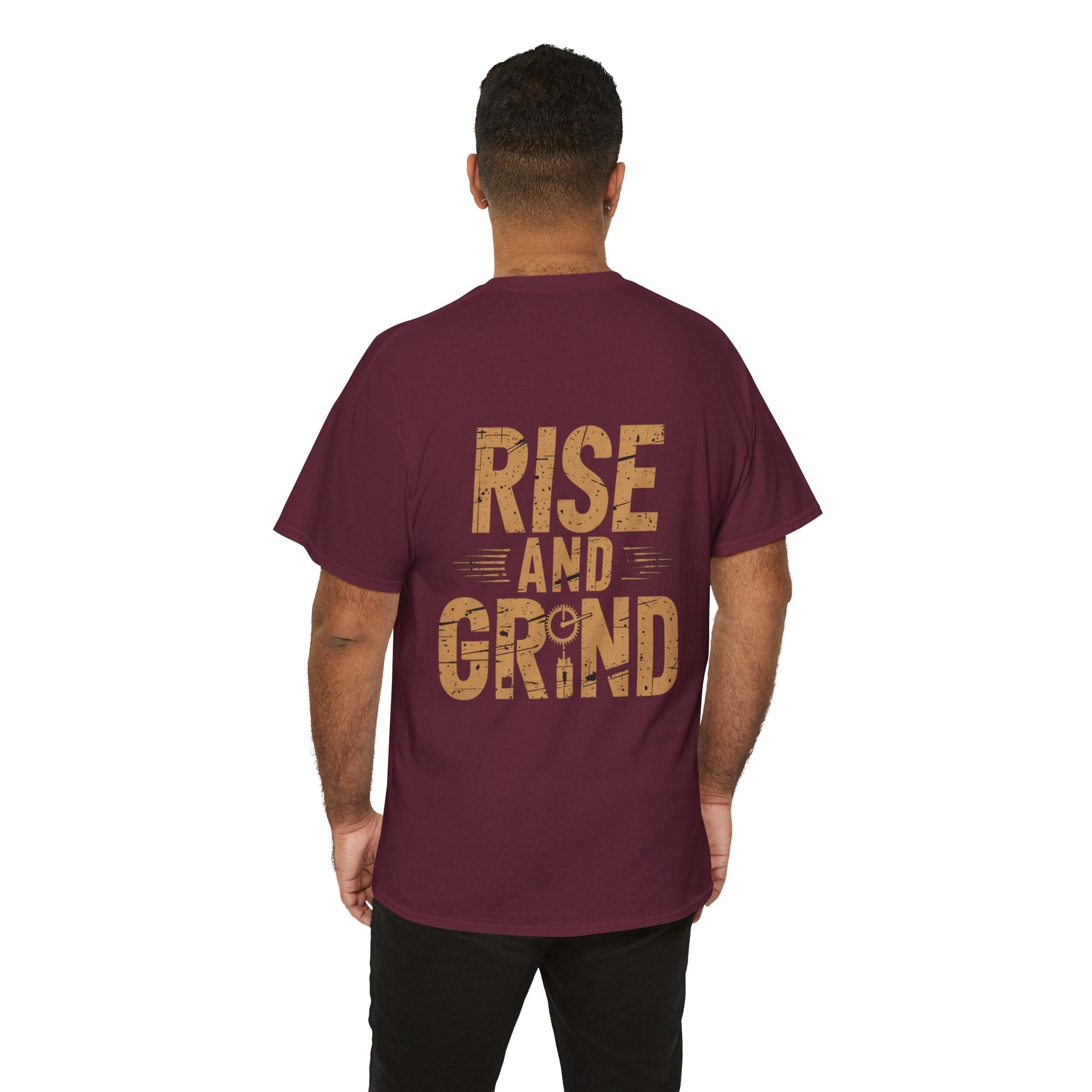 Unisex Heavy Cotton Tee - Rise and Grind