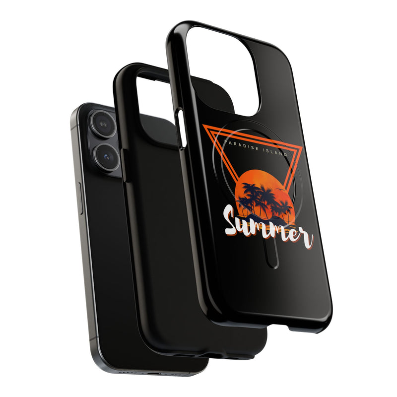 Tough Magnetic Phone Case - Paradise Island Summer Design