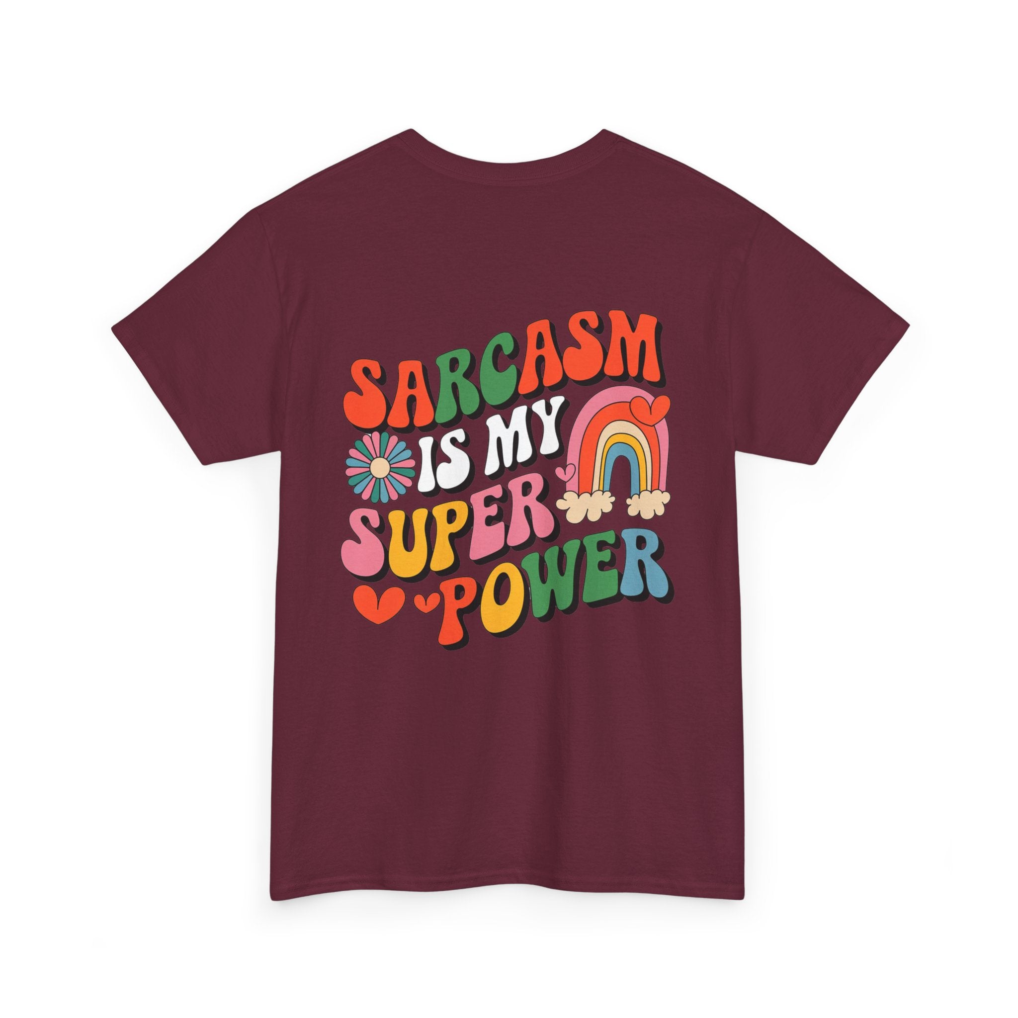 Sarcasm is my superpower Unisex Heavy Cotton Tee for Everyday Style