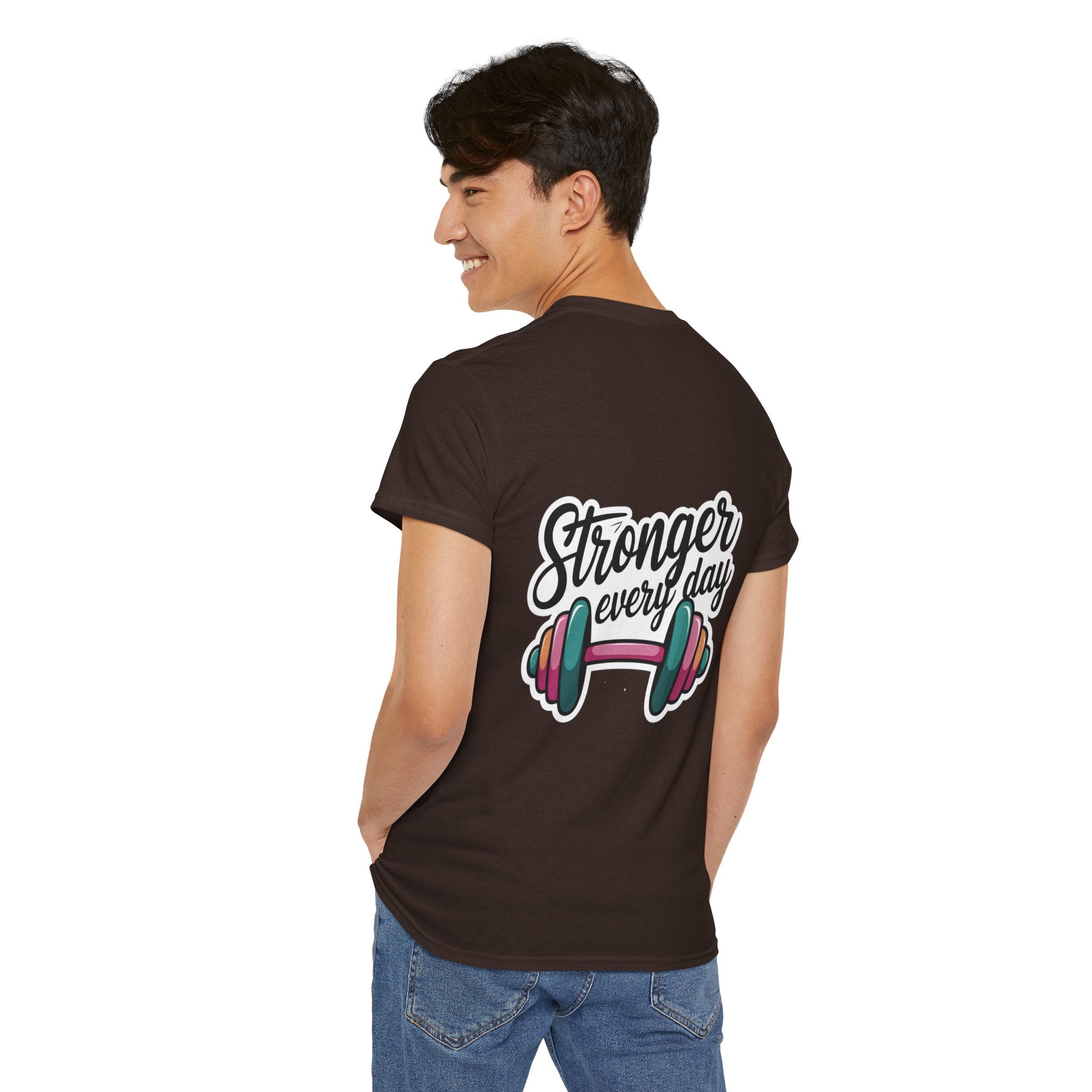 Unisex Heavy Cotton Tee: "Stronger Everyday" - T-Shirt