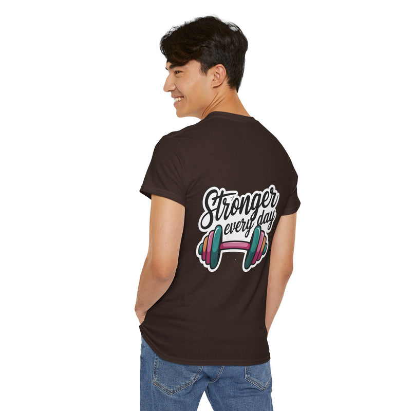 Unisex Heavy Cotton Tee: "Stronger Everyday" - T-Shirt