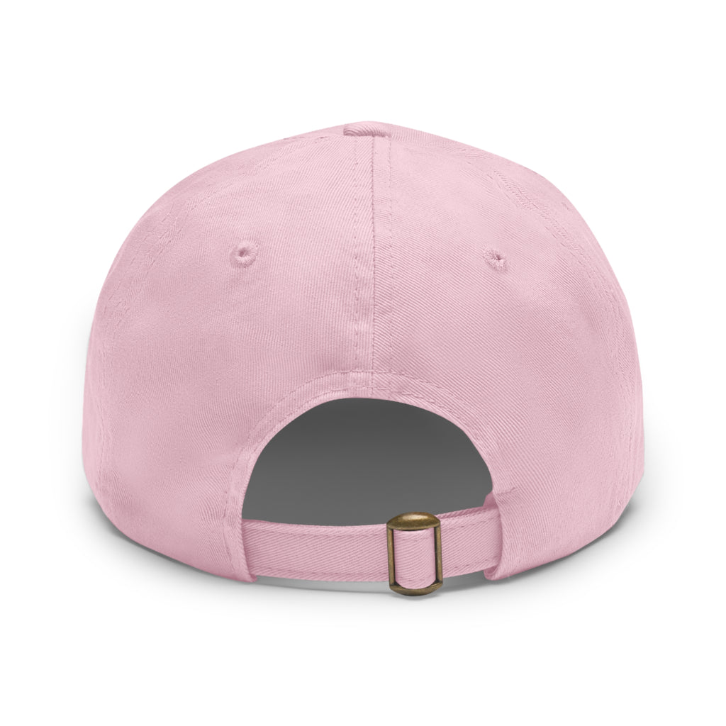 Motivational Dad Hat with Leather Patch - "My Haters Are My Motivation"