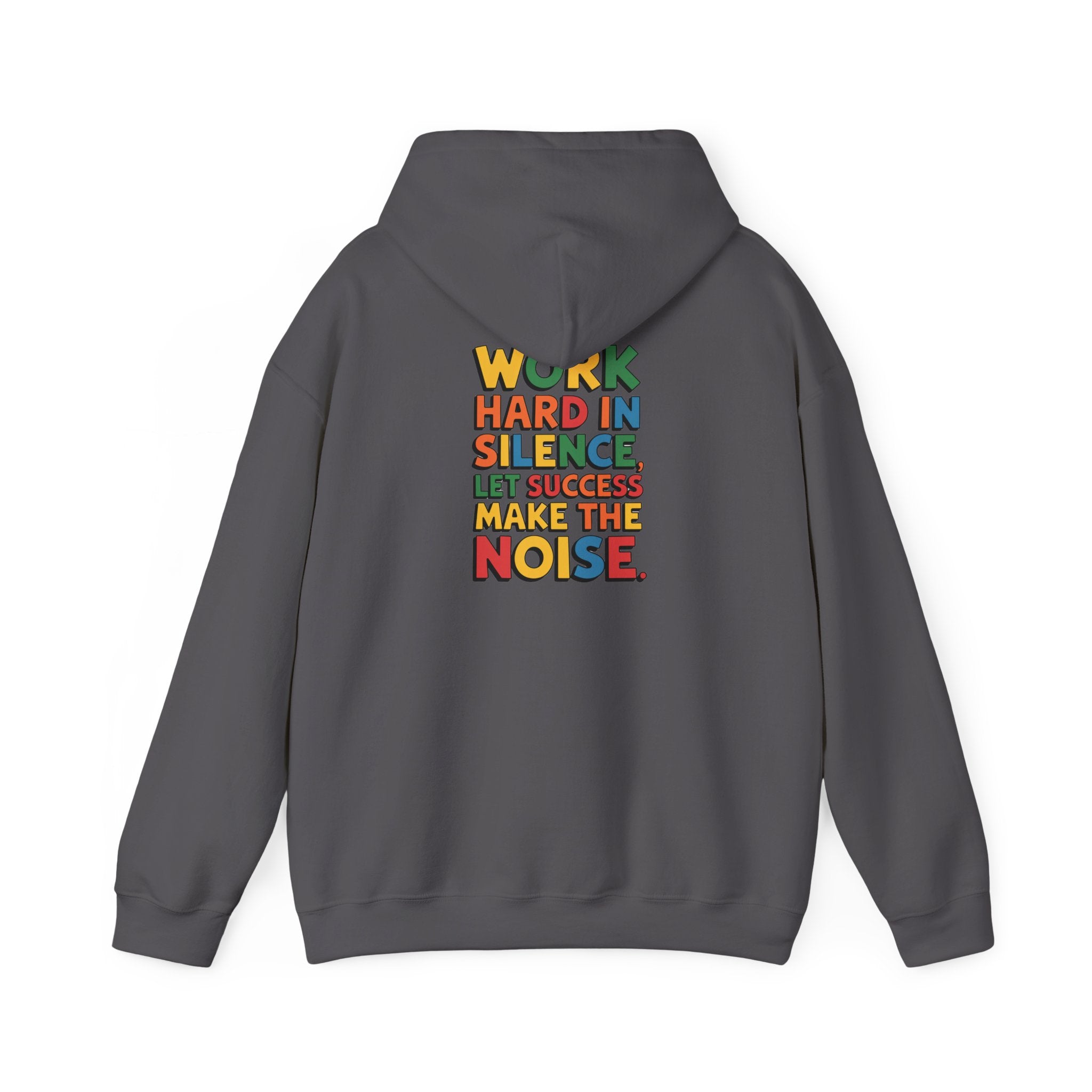 Work hard in Silence Unisex Heavy Blend™ Hooded Sweatshirt