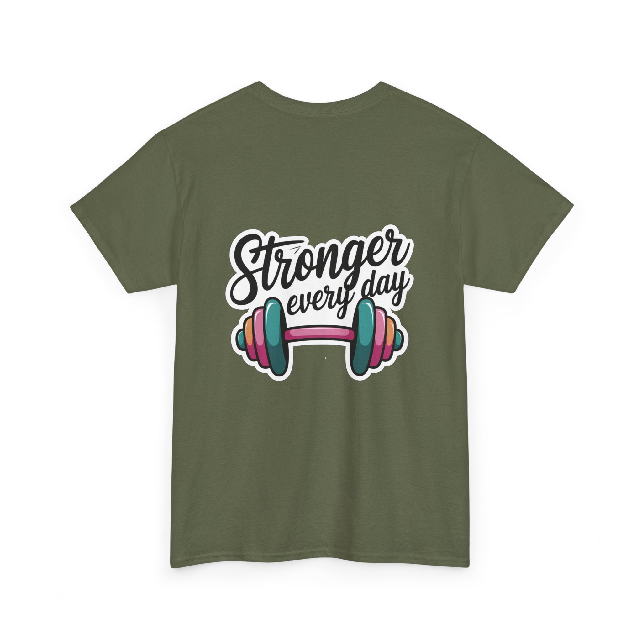 Unisex Heavy Cotton Tee: "Stronger Everyday" - T-Shirt
