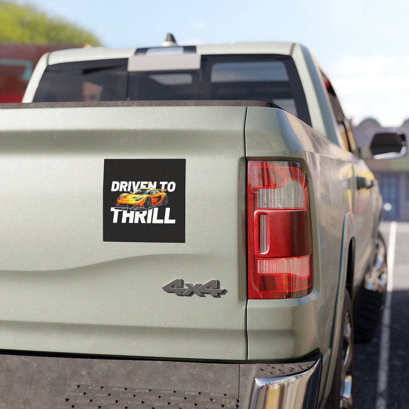 Driven to Thrill Car Magnet - Perfect Gift for Car Enthusiasts