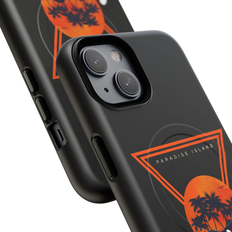 Tough Magnetic Phone Case - Paradise Island Summer Design
