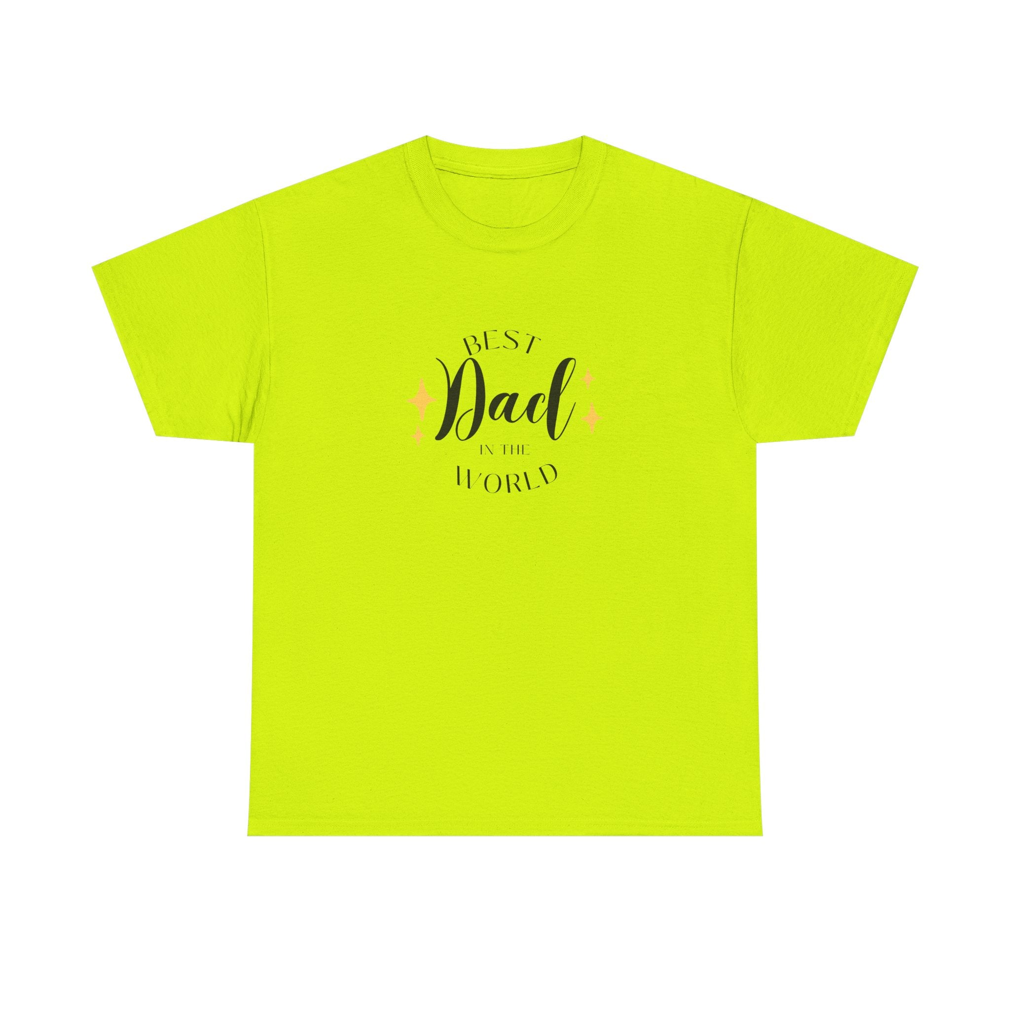 Best Dad Heavy Cotton Tee - Perfect Gift for Father's Day