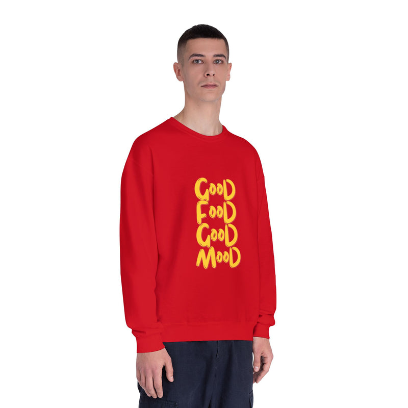 Good Food Good Mood Sweatshirt - Unisex NuBlend® Crewneck for Comfort and Style