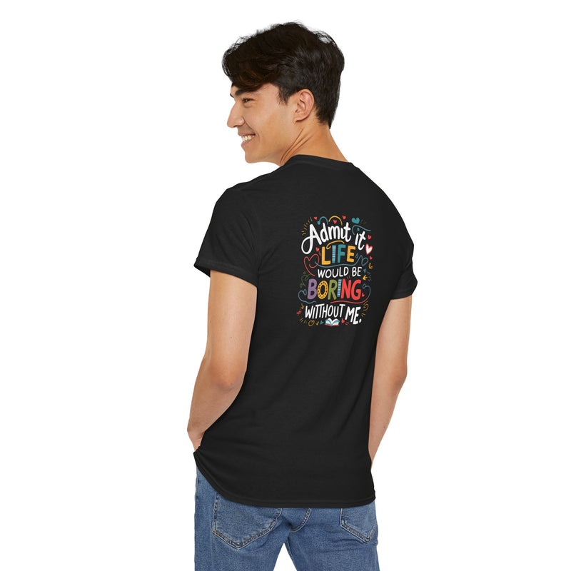 Unisex Heavy Cotton Tee: "Own Stunts" - T-Shirt