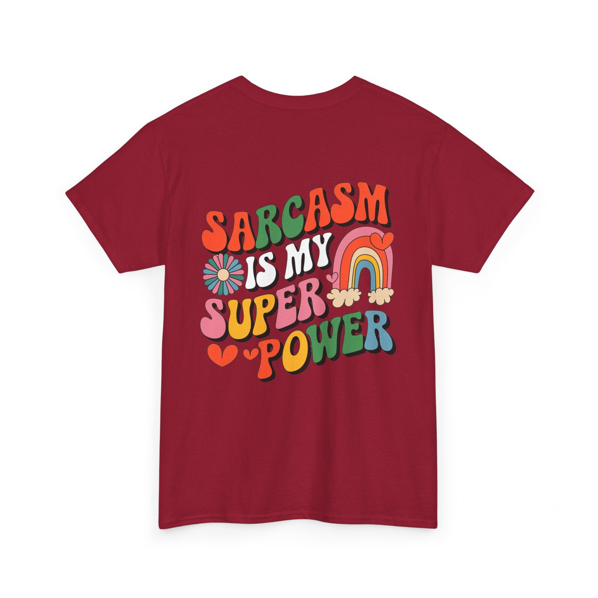 Sarcasm is my superpower Unisex Heavy Cotton Tee for Everyday Style