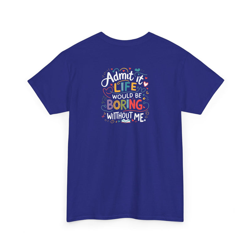 Unisex Heavy Cotton Tee: "Own Stunts" - T-Shirt