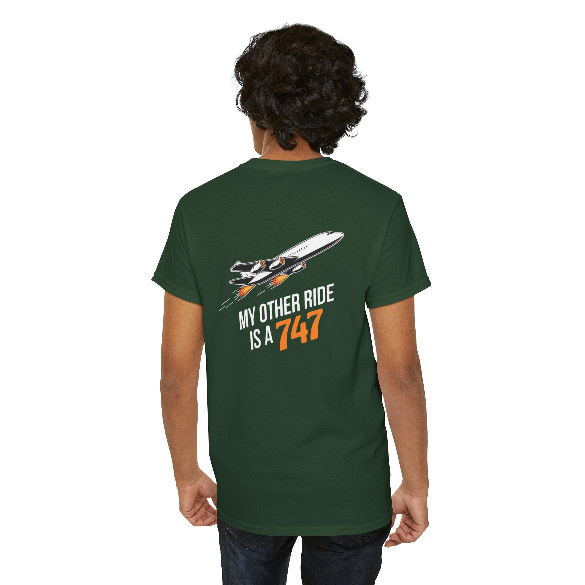 Unisex Heavy Cotton Tee: "My Other Ride" - T-Shirt