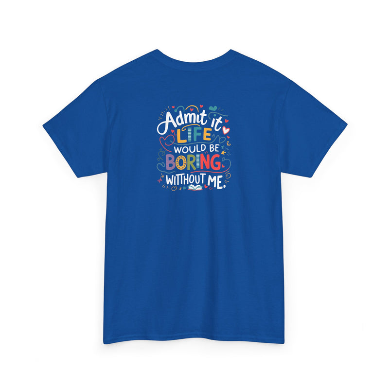 Unisex Heavy Cotton Tee: "Own Stunts" - T-Shirt