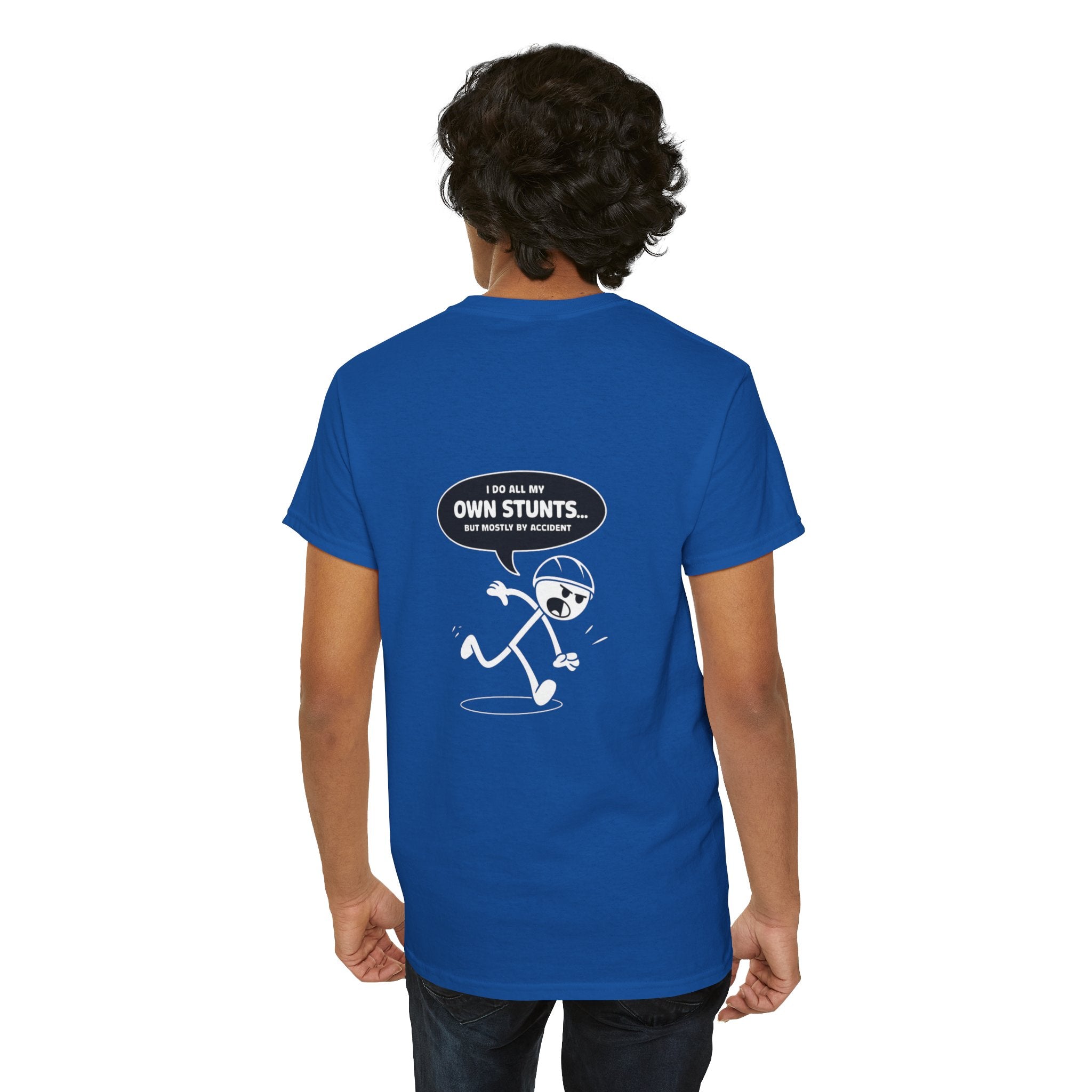 Unisex Heavy Cotton Tee: "Own Stunts" - T-Shirt