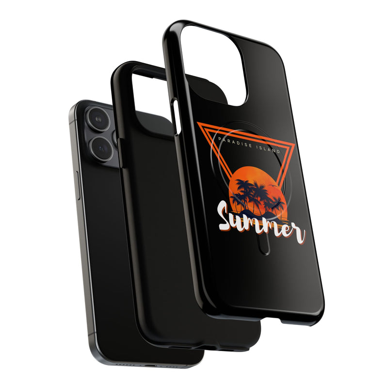 Tough Magnetic Phone Case - Paradise Island Summer Design