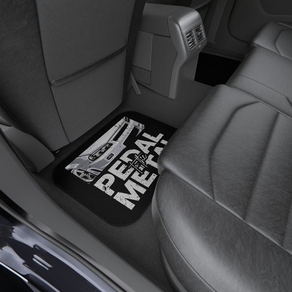Custom Pedal to the Metal Car Mats (2x Rear) - Stylish Auto Flooring for Car Enthusiasts