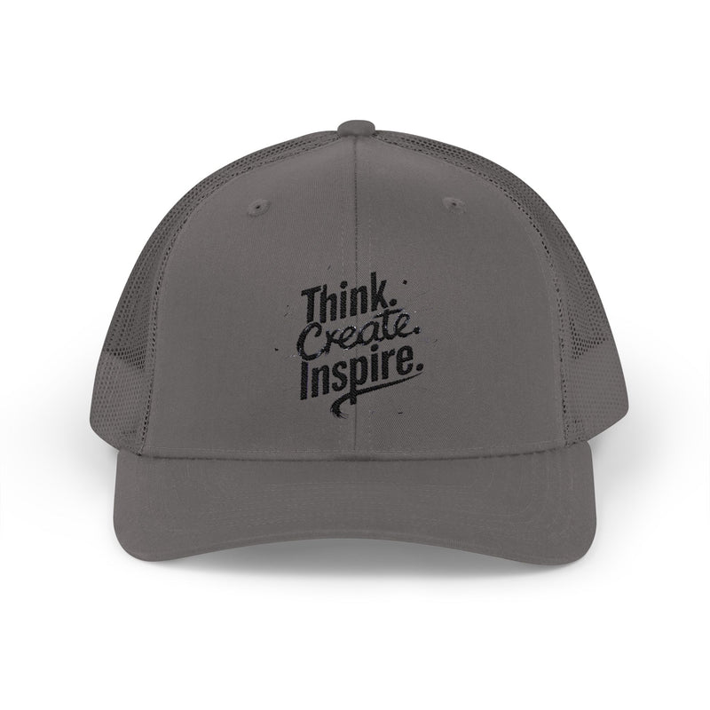 Inspirational Snapback Trucker Cap - Think Create Inspire