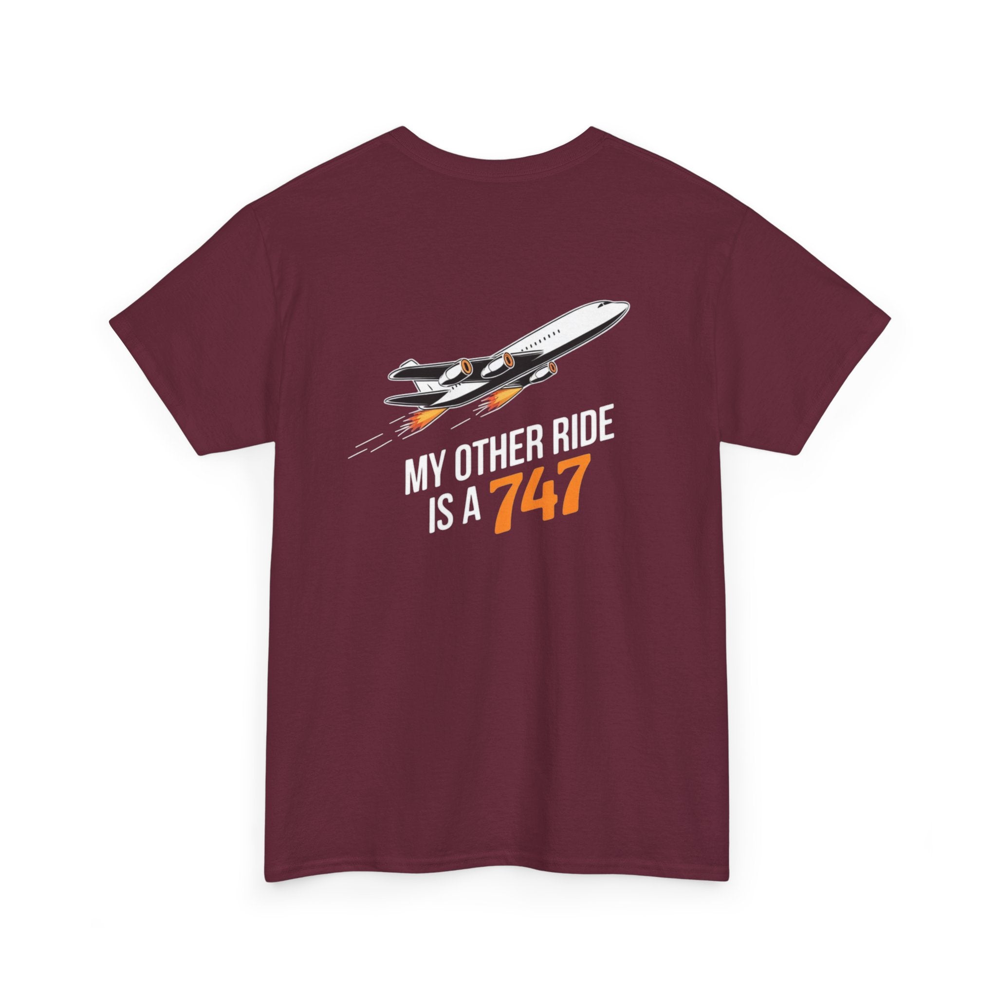 Unisex Heavy Cotton Tee: "My Other Ride" - T-Shirt
