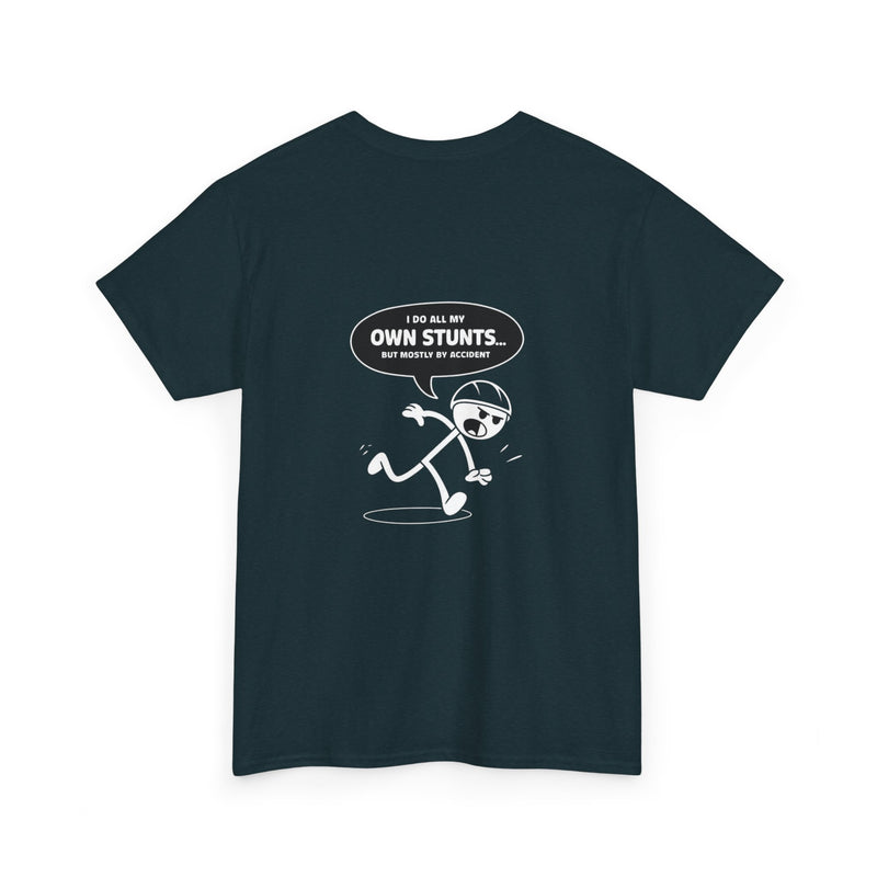 Unisex Heavy Cotton Tee: "Own Stunts" - T-Shirt