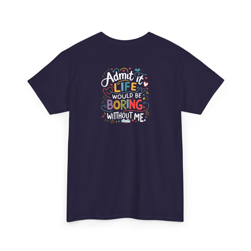 Unisex Heavy Cotton Tee: "Own Stunts" - T-Shirt