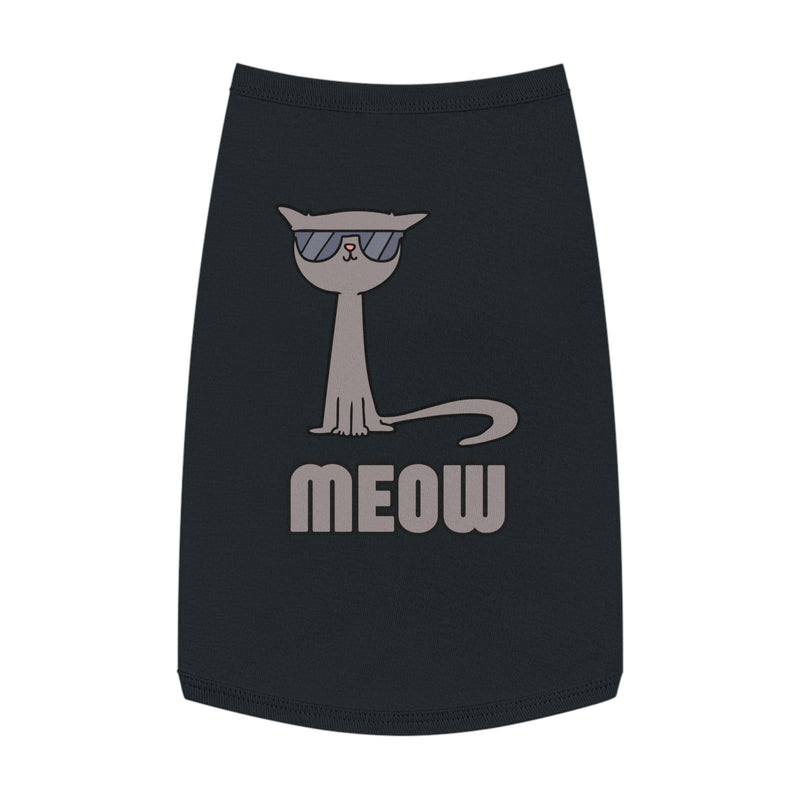 Cool Cat Pet Tank Top - Fun Meow Design for Stylish Pets