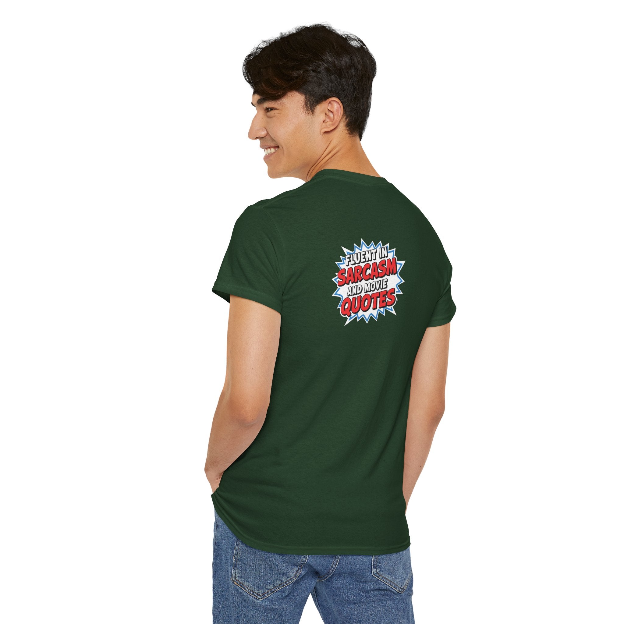 Unisex Heavy Cotton Tee: "Sarcasm" - T-Shirt