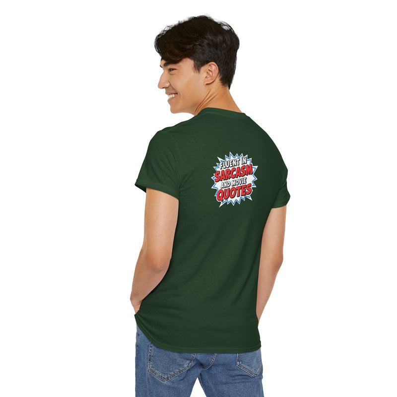 Unisex Heavy Cotton Tee: "Sarcasm" - T-Shirt