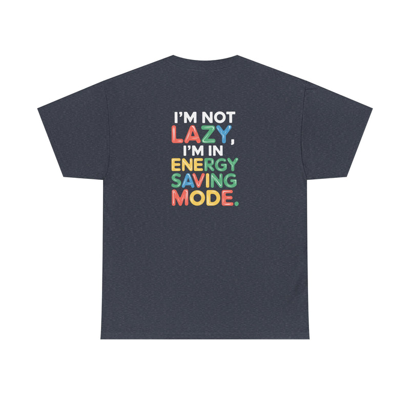 Energy saving mode Unisex Heavy Cotton Tee for Everyday Style