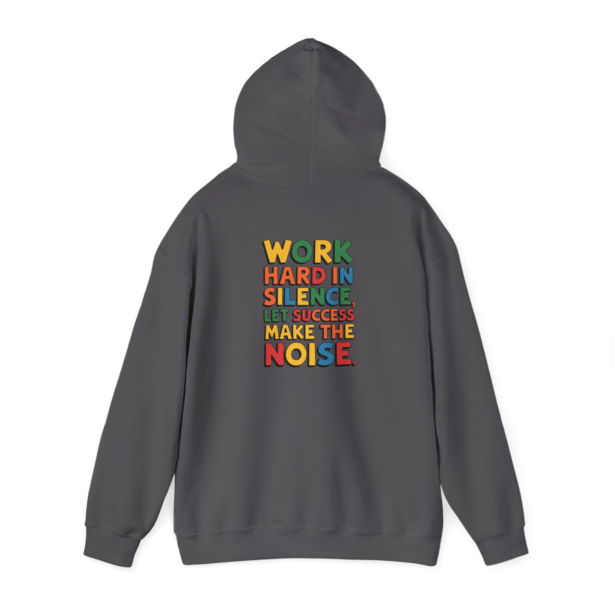 Work hard in Silence Unisex Heavy Blend™ Hooded Sweatshirt