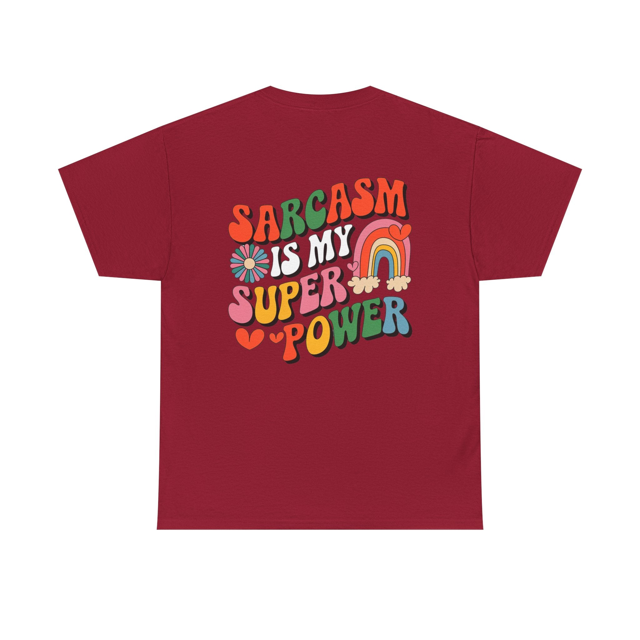Sarcasm is my superpower Unisex Heavy Cotton Tee for Everyday Style