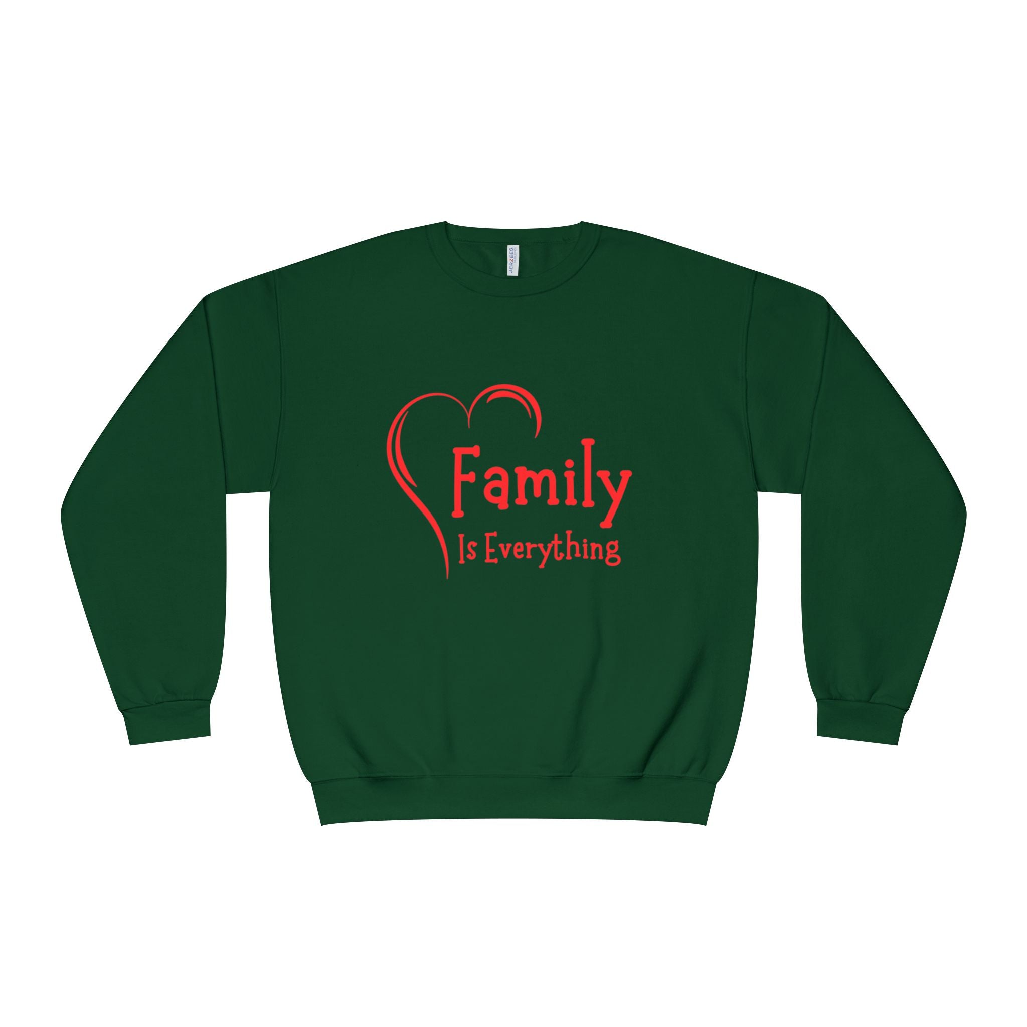Family Is Everything Crewneck Sweatshirt - Unisex Casual Wear for Family Gatherings