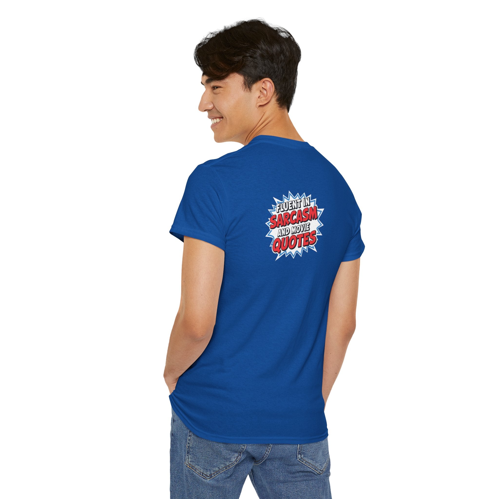 Unisex Heavy Cotton Tee: "Sarcasm" - T-Shirt