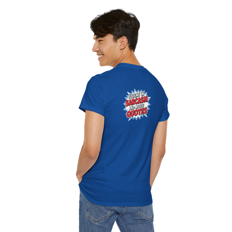 Unisex Heavy Cotton Tee: "Sarcasm" - T-Shirt