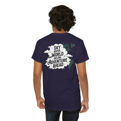 Unisex Heavy Cotton Tee: "sky above world below" T-Shirt