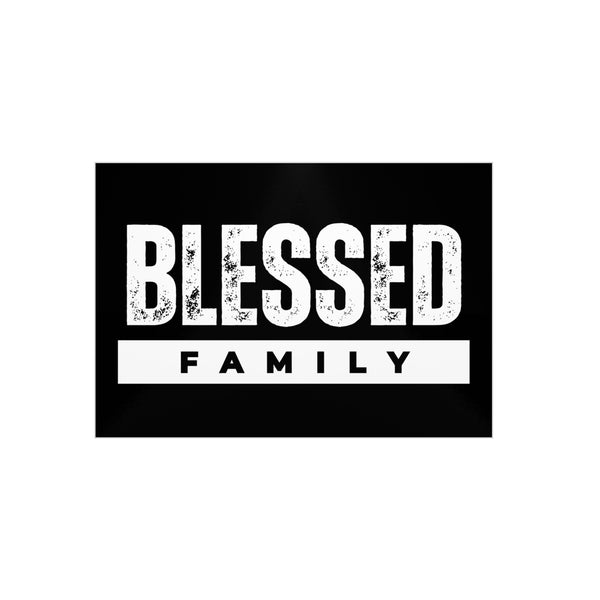 Blessed Family Foam Board Decor
